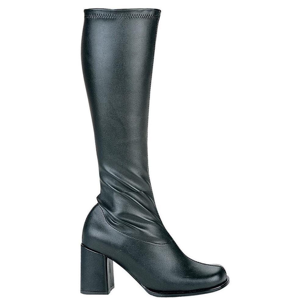 WOMENS BLACK GOGO BOOTS SIZE 9